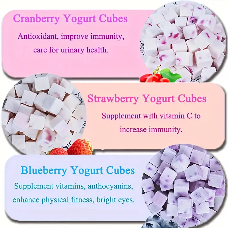 Fruit Yogurt Dog Treats