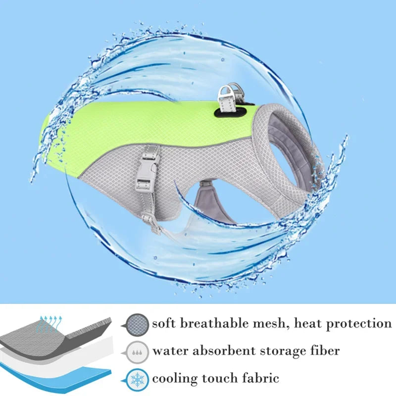 Cooling Dog Vest Harness