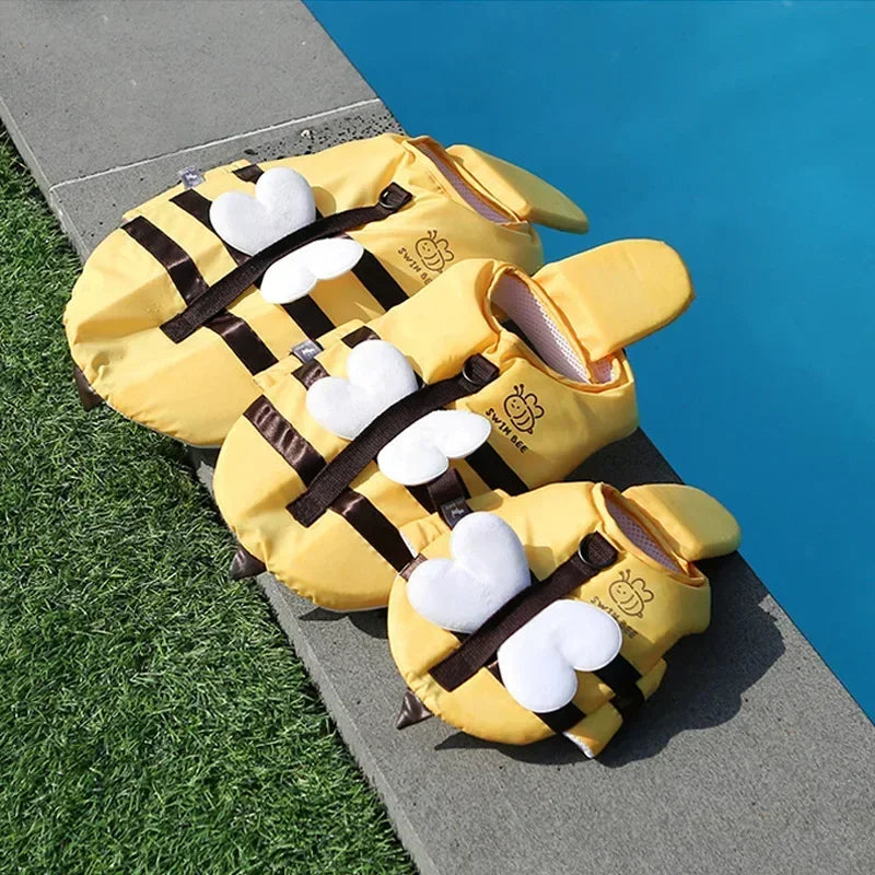 Bee-Themed Dog Life Jacket