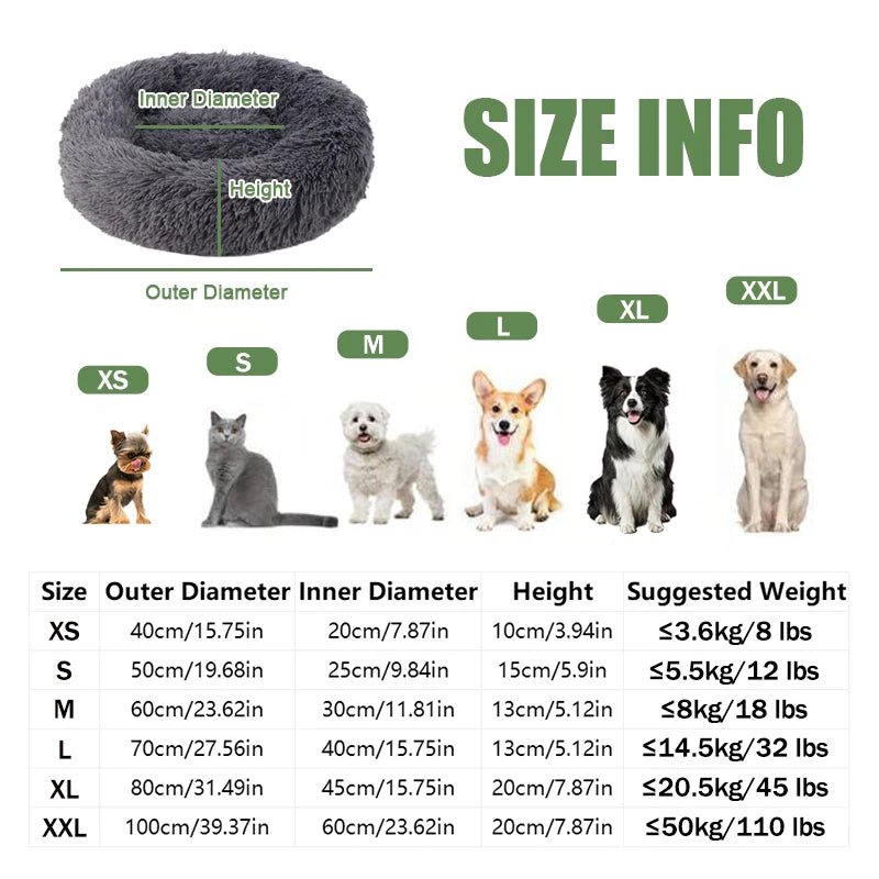 Calming Donut Pet Bed