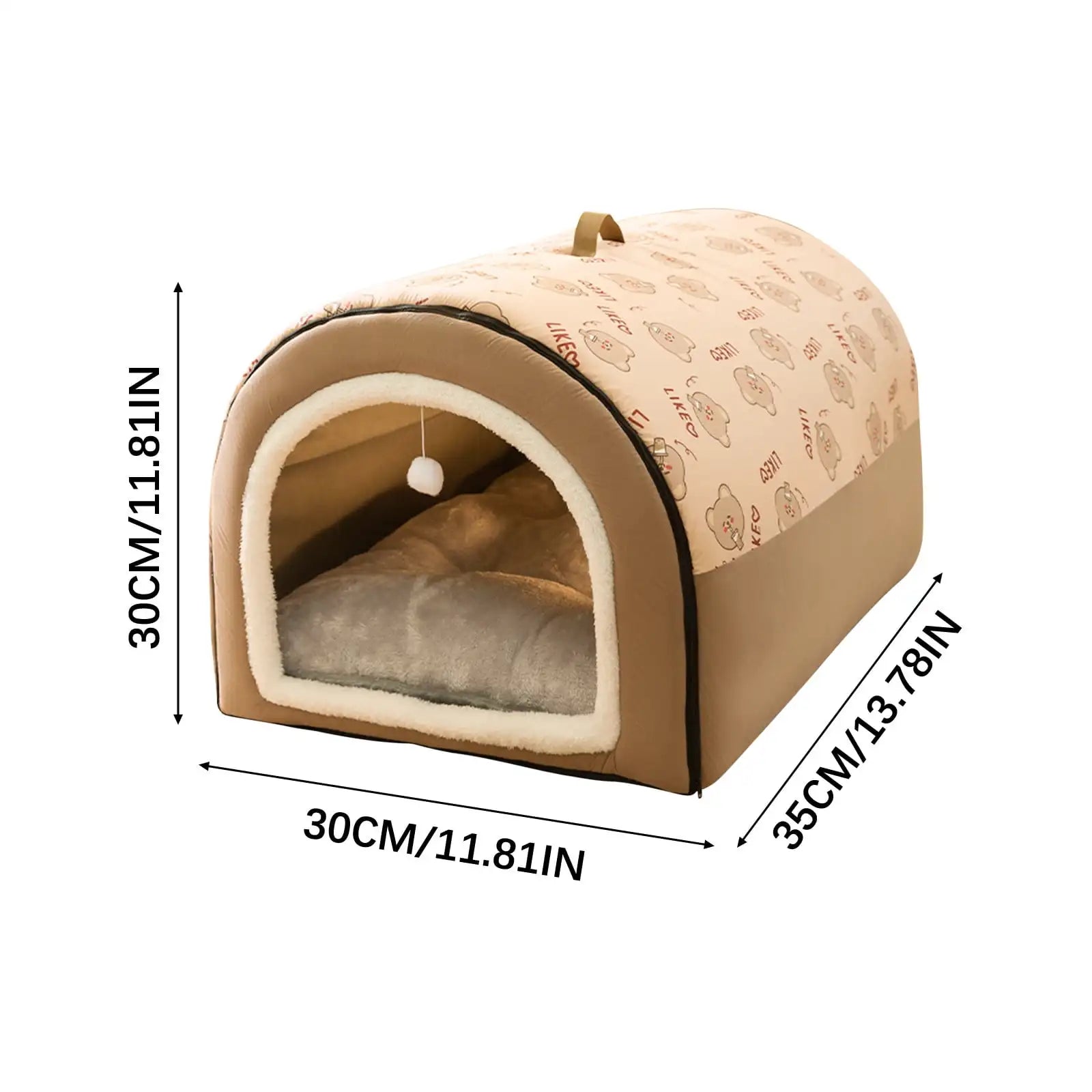 2-in-1 Dog House Bed