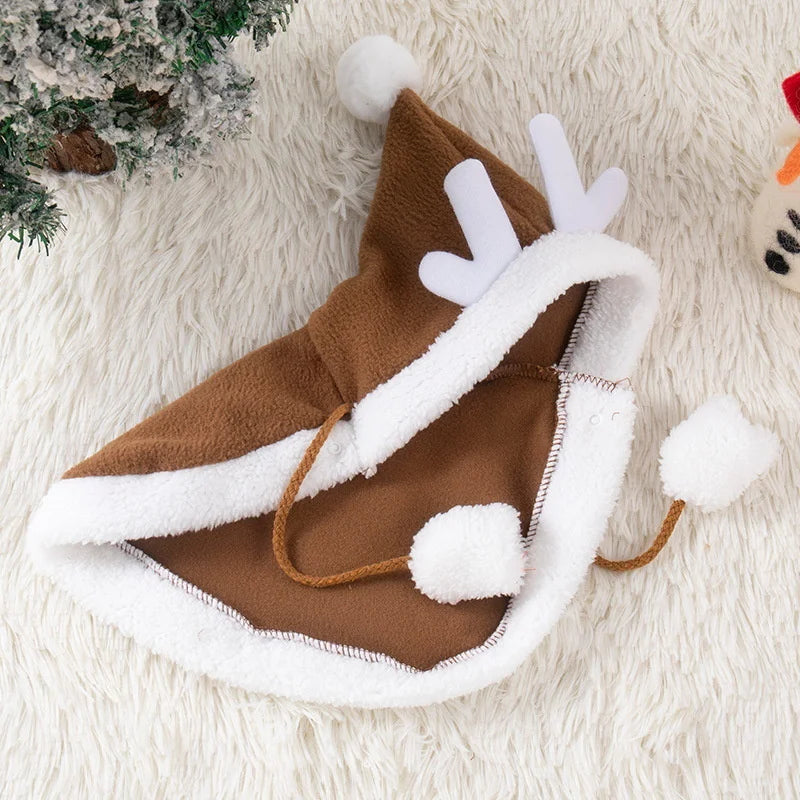 Christmas Pet Cloak Cape