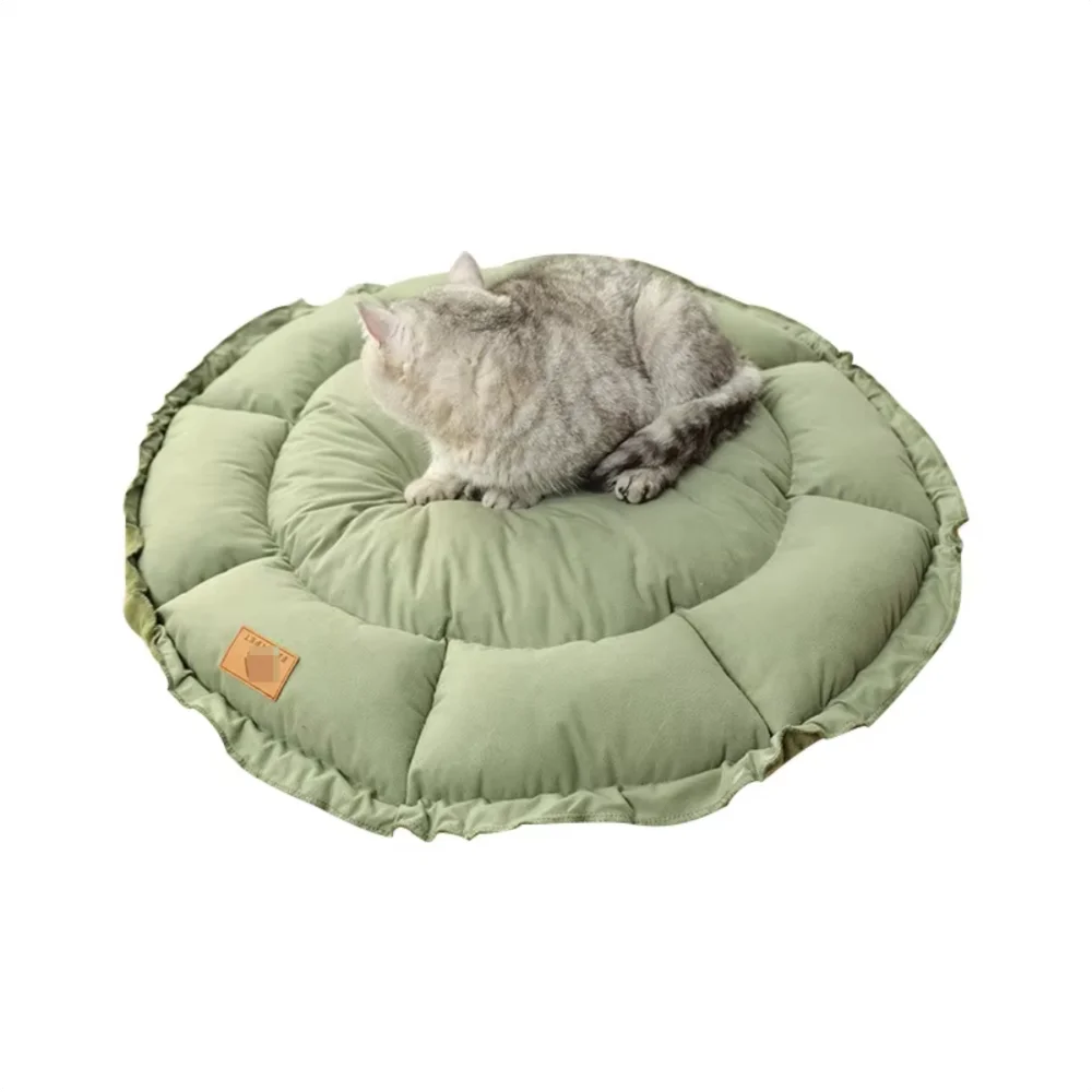Plush Round Pet Bed