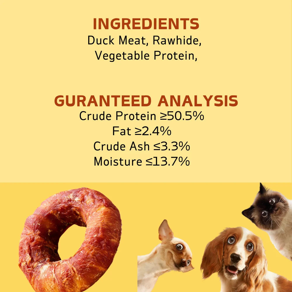 Chicken Rawhide Donut Chews