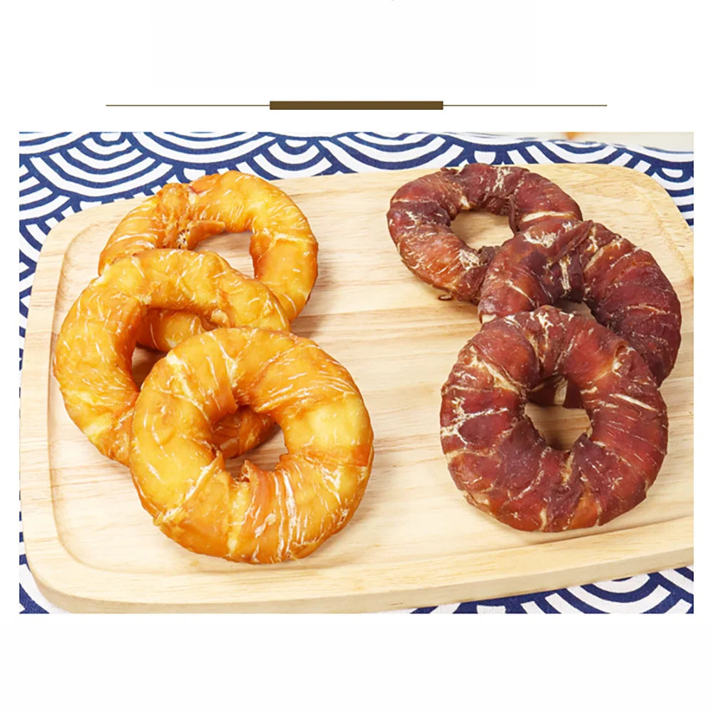 Chicken Rawhide Donut Chews