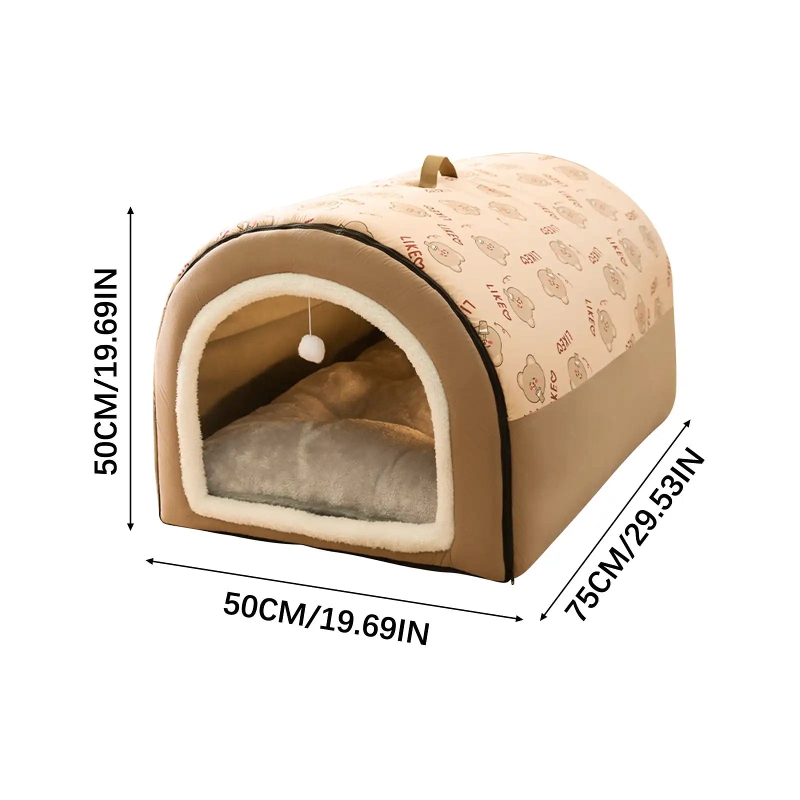 2-in-1 Dog House Bed