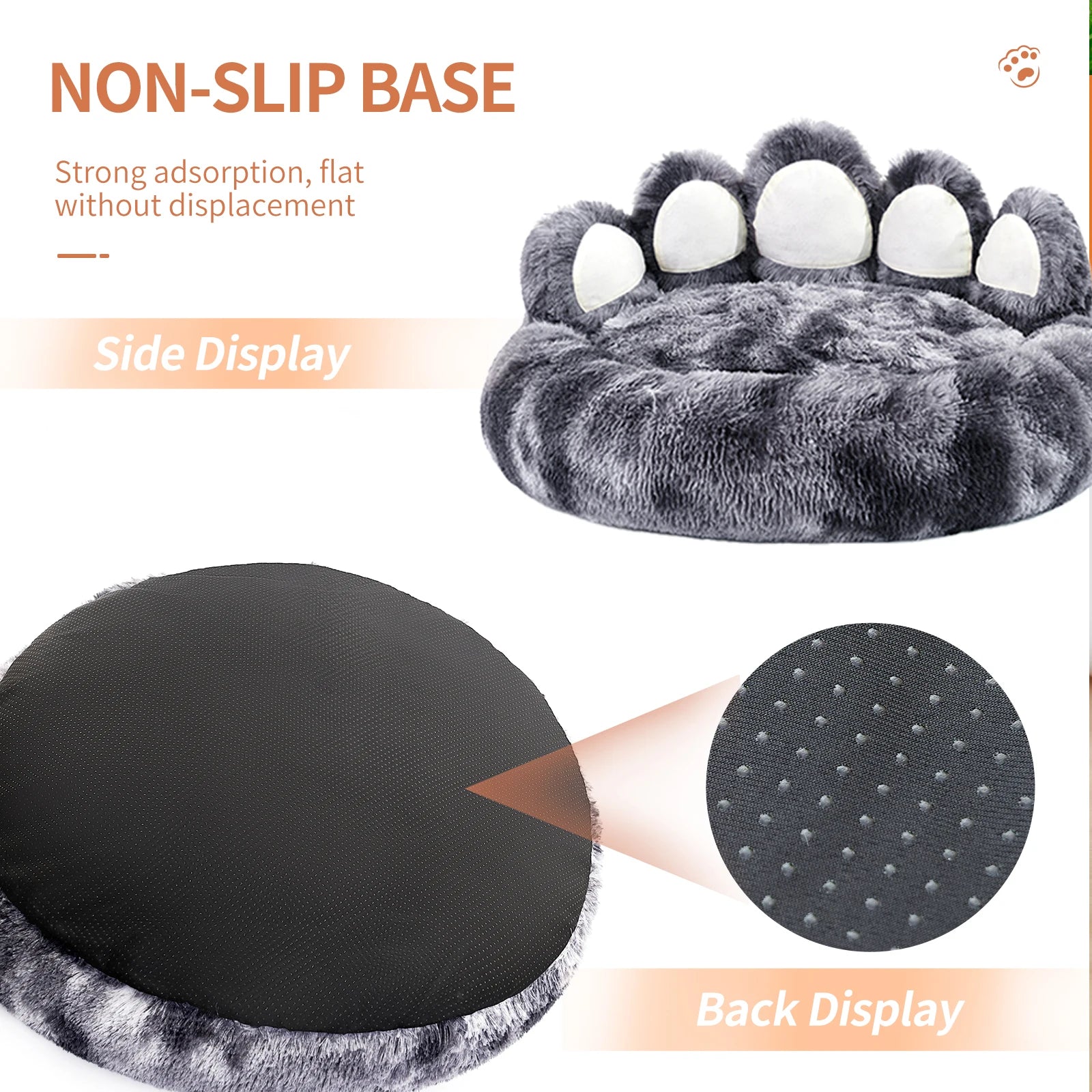 Paw-Shaped Pet Bed