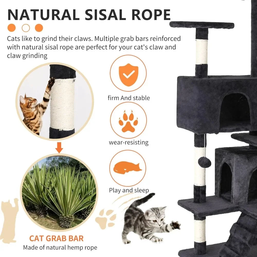Multi-Level Cat Furniture Activity Center