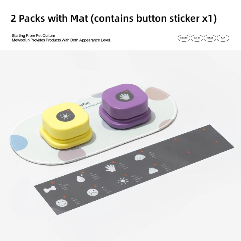 Talking Pet Training Buttons