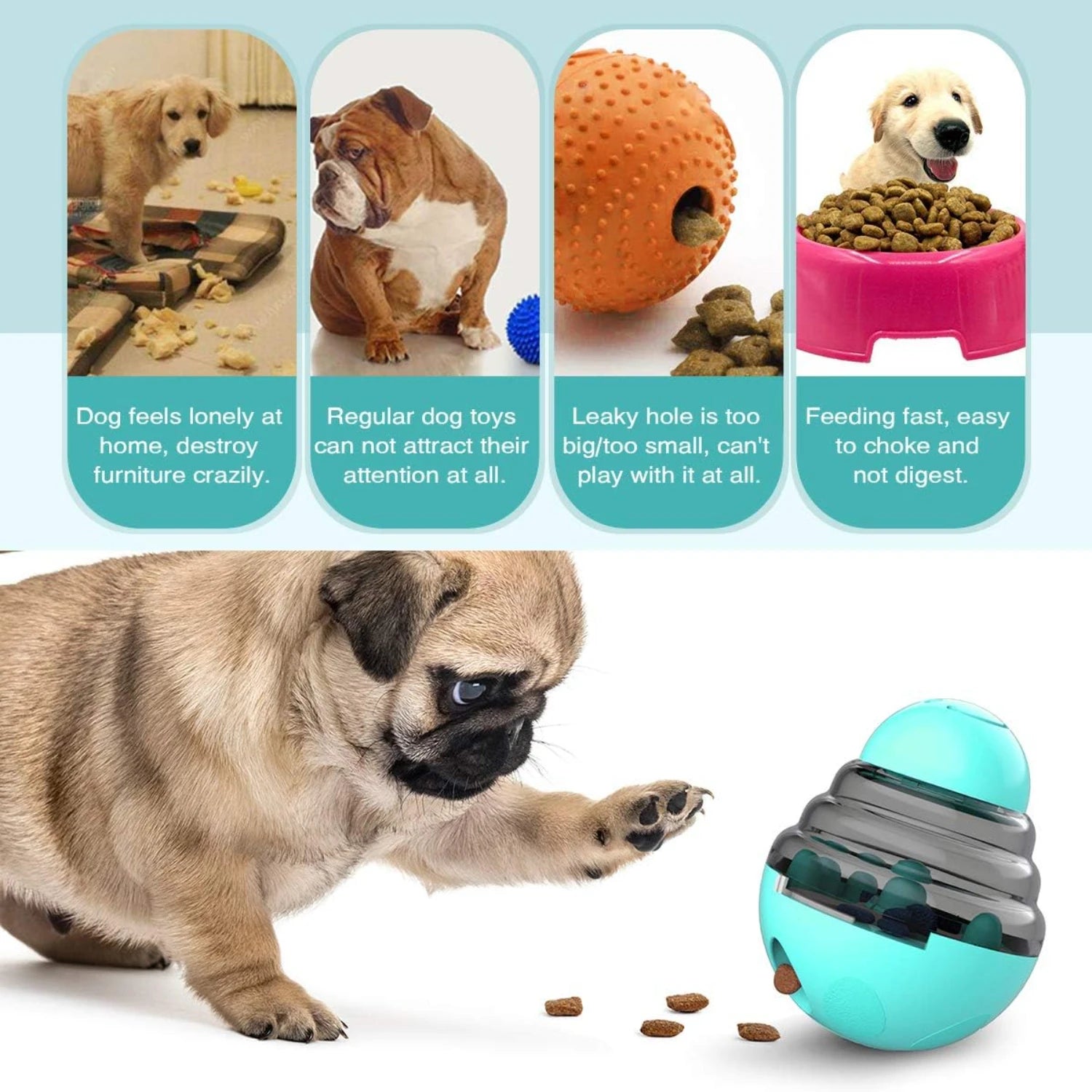 Interactive Slow Feeder Toy