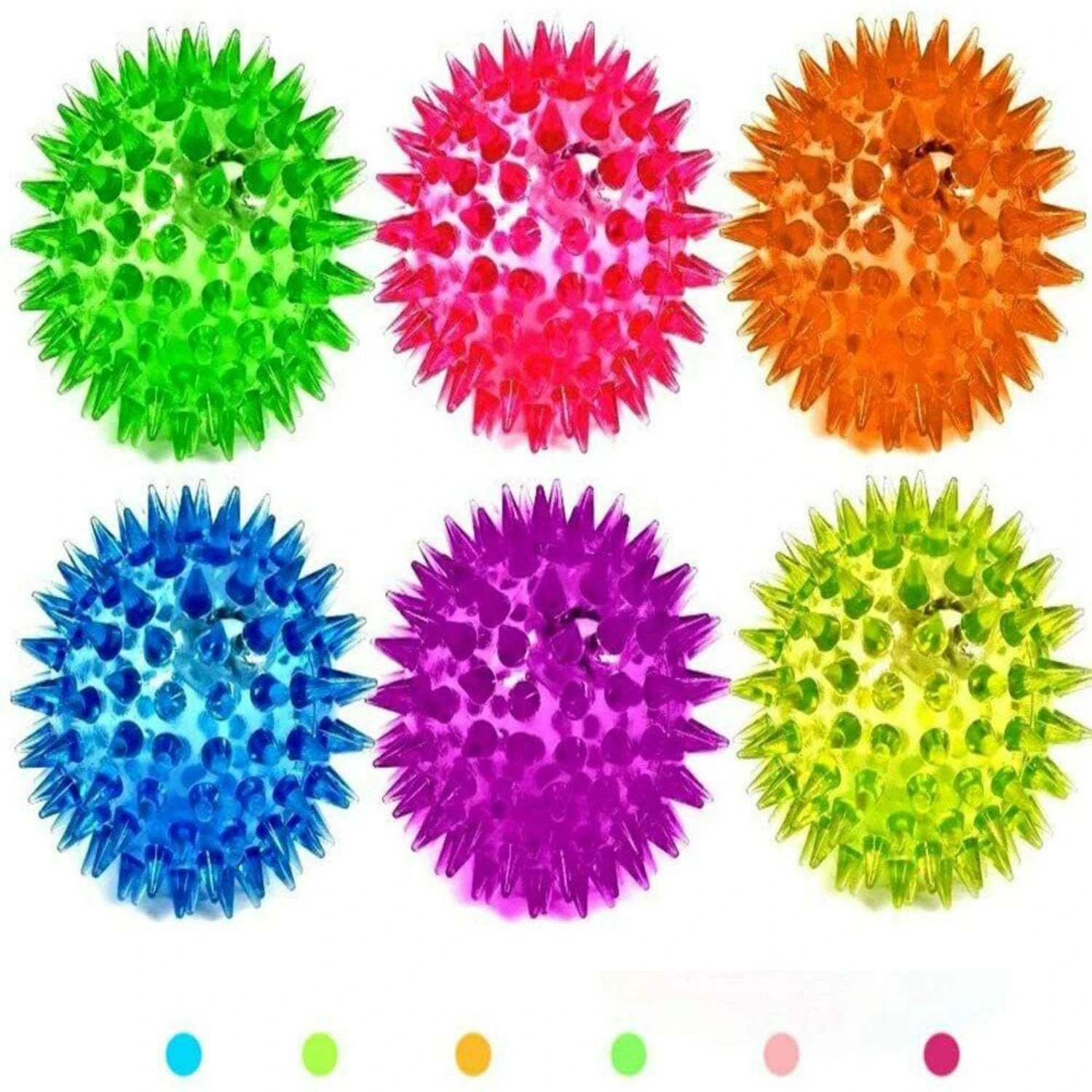 LED Pet Spike Balls