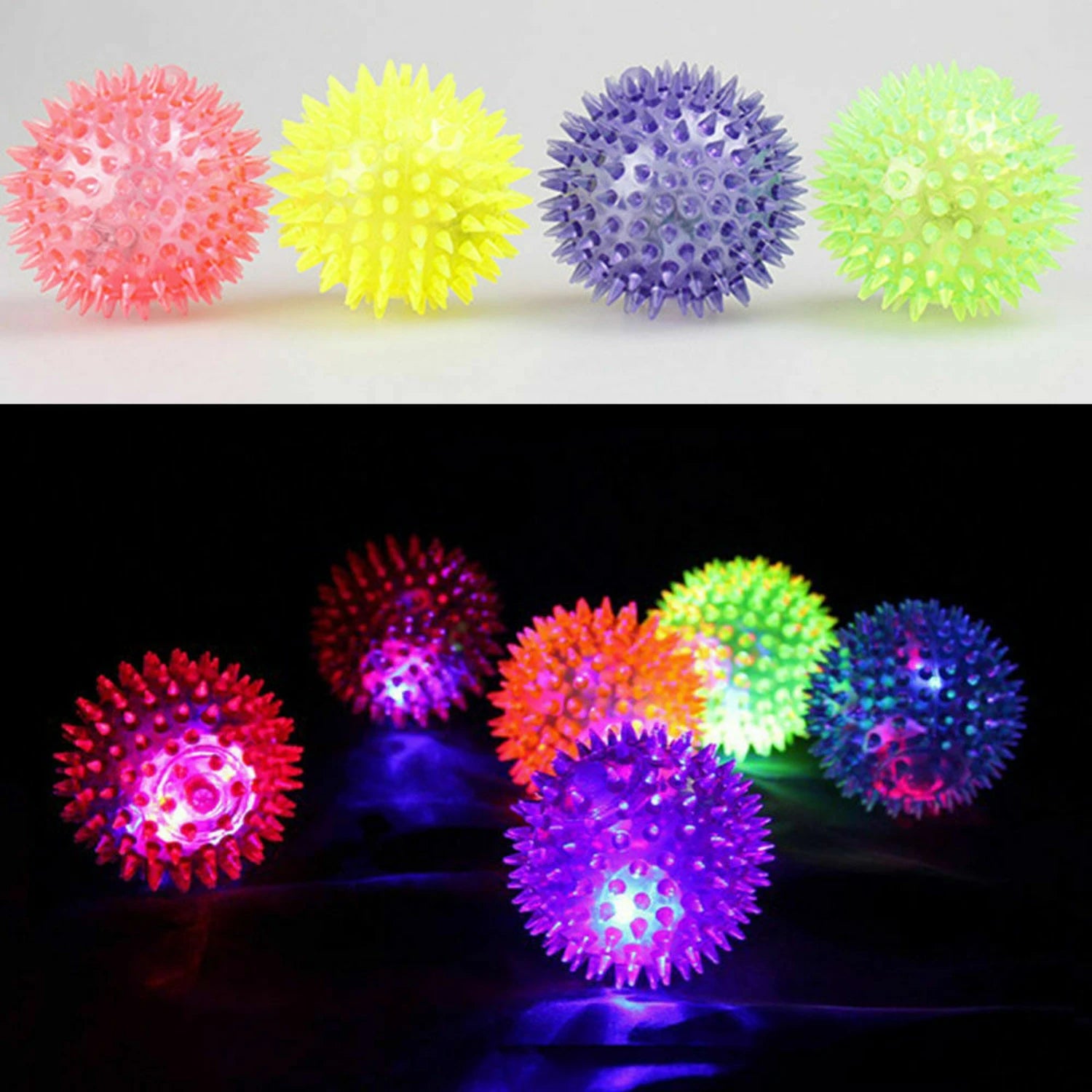 LED Pet Spike Balls