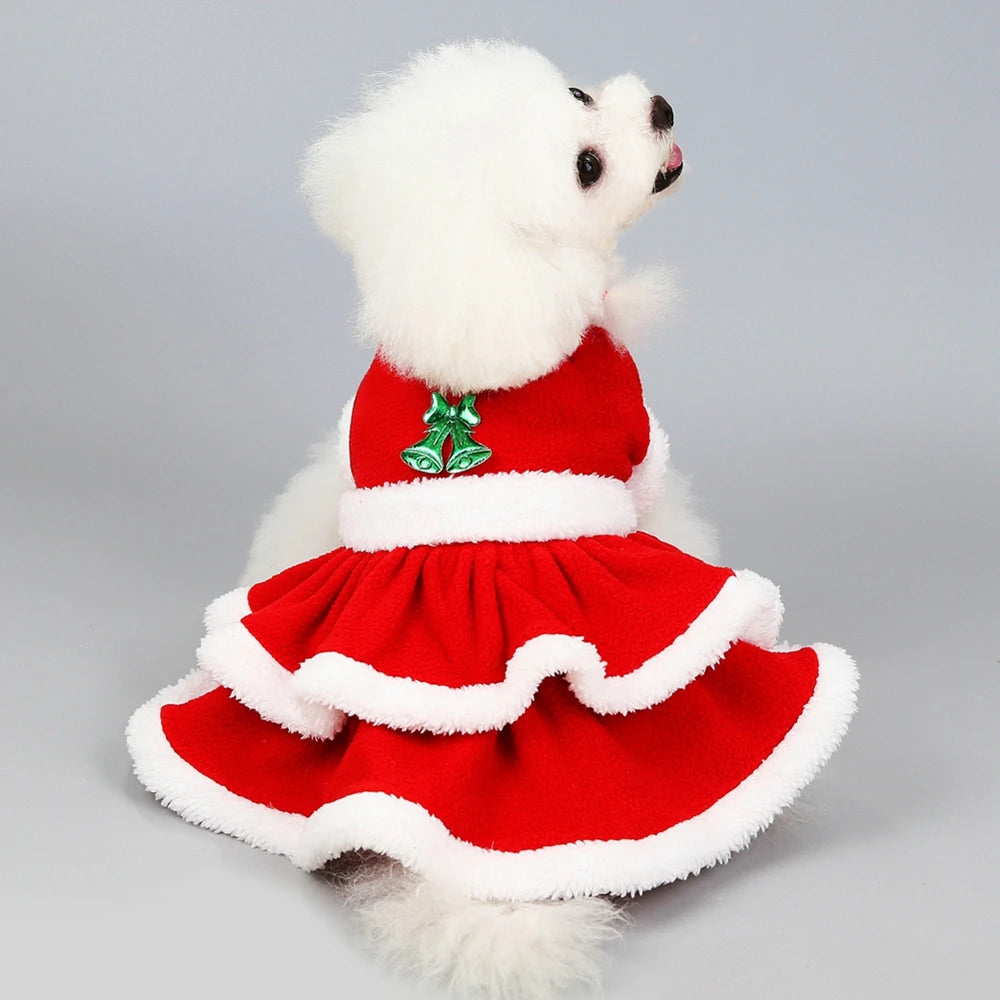 Christmas Dog Dress Skirt