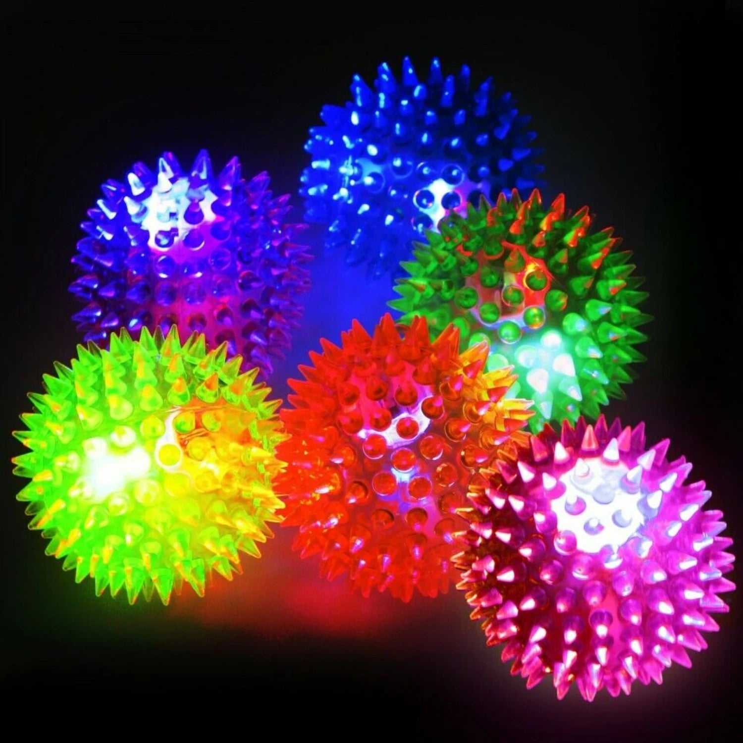 LED Pet Spike Balls