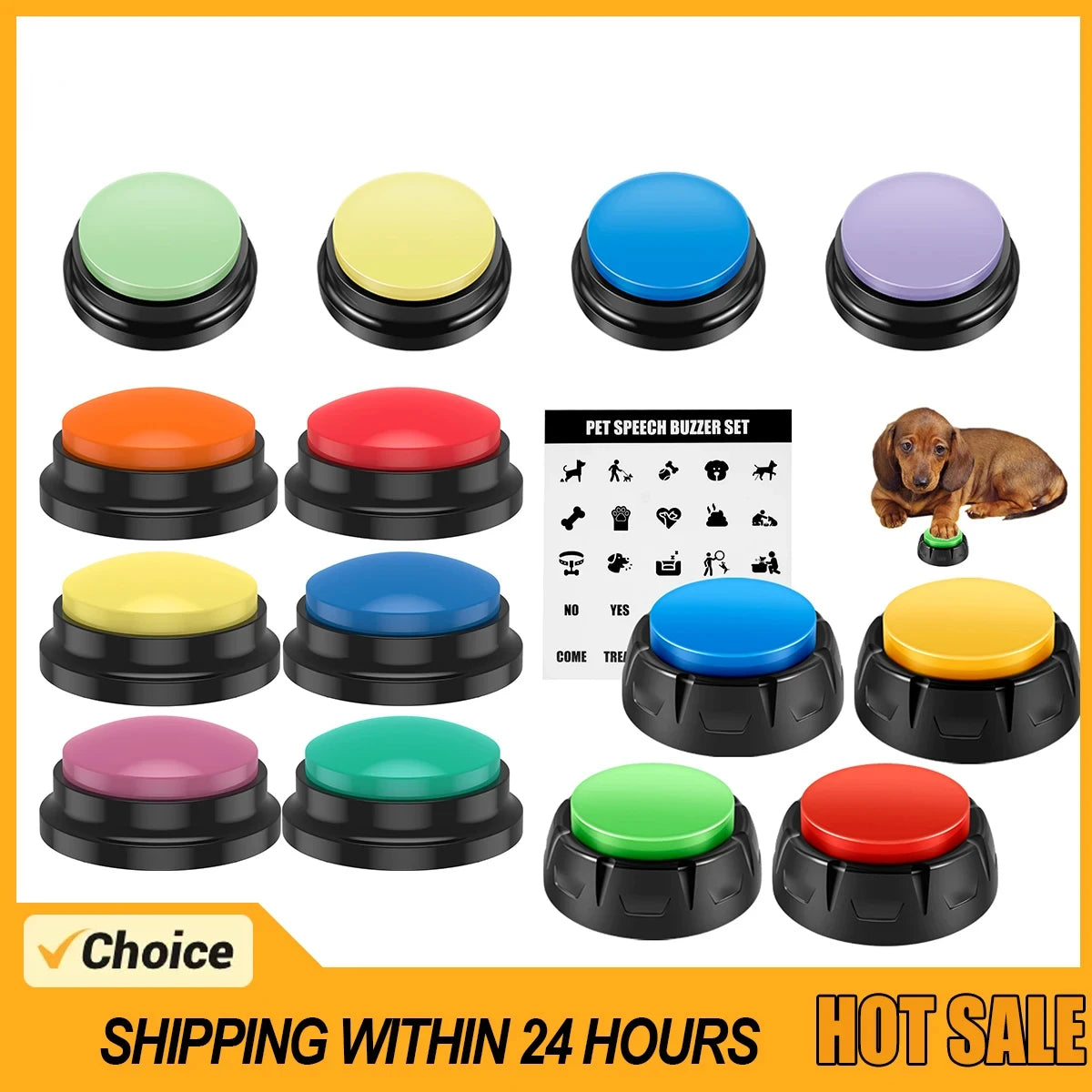Talking Dog Communication Buttons