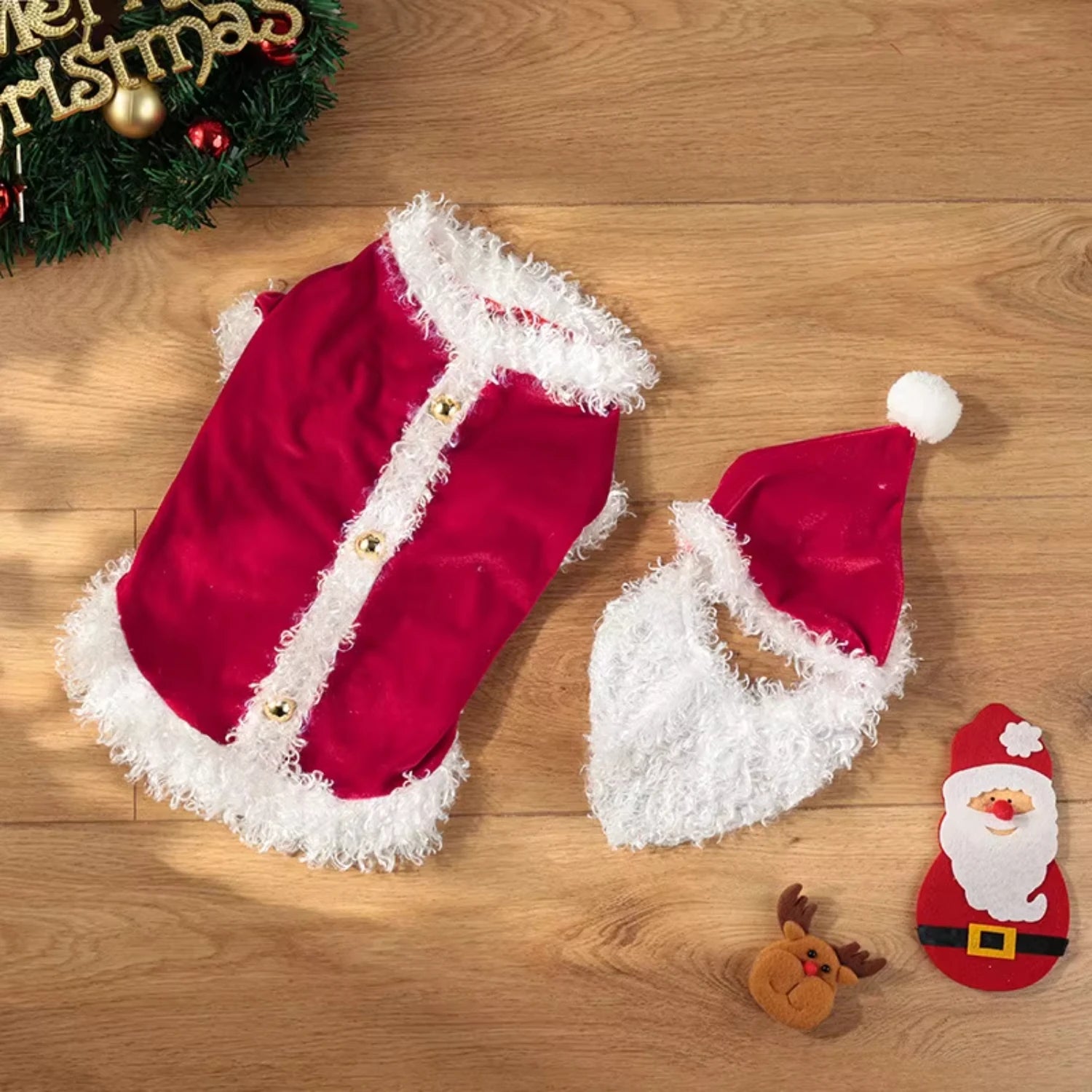 Santa Claus Dog Dress