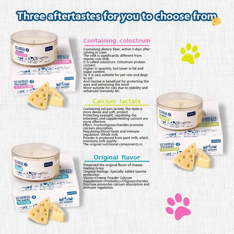 Cheesy Freeze-Dried Treats