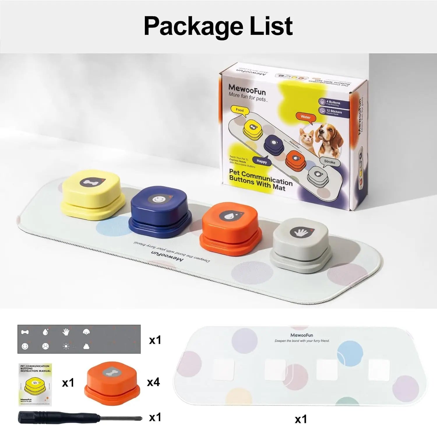 Talking Pet Training Buttons