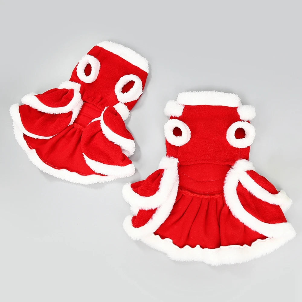 Christmas Dog Dress Skirt