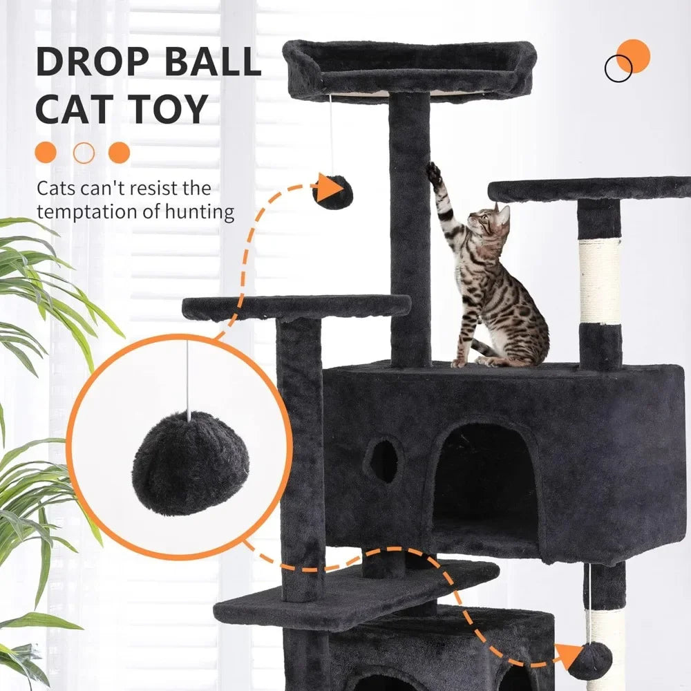 Multi-Level Cat Furniture Activity Center