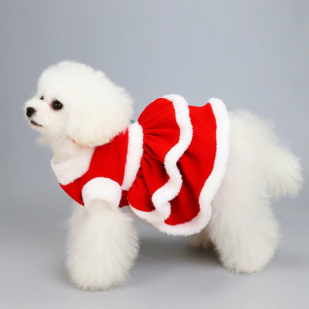 Christmas Dog Dress Skirt