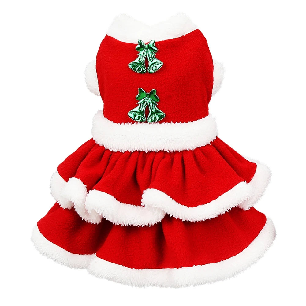Christmas Dog Dress Skirt